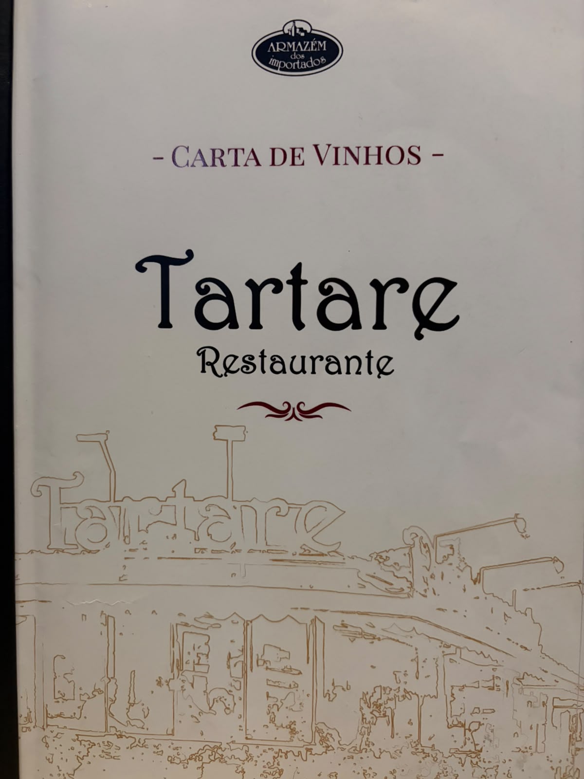 Carta de Vinhos